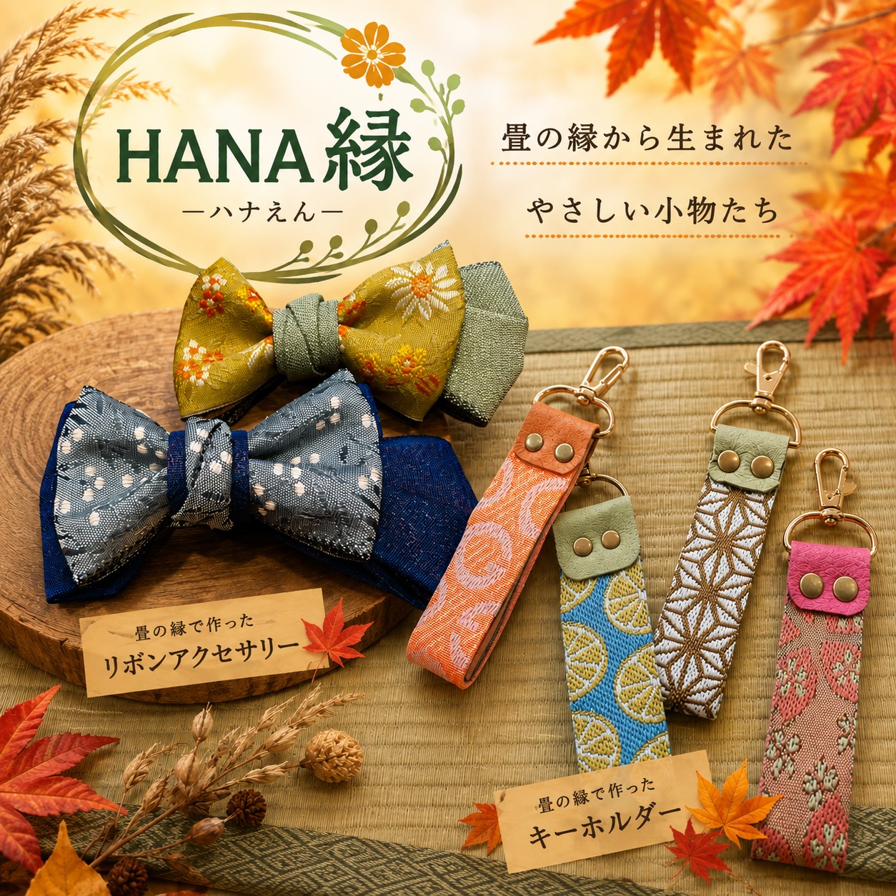 太平ホームの第8回(2026年)つながる広場秋マルシェに出店するHANA縁
