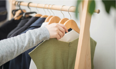 容量豊富なウォークインクローゼット